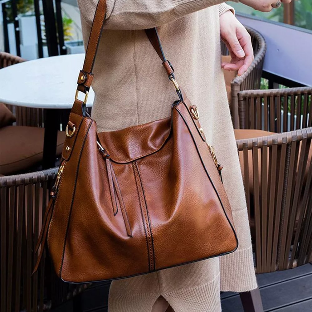 Soft Women Genuine Leather Purses and Handbags Satchel Tote Shoulder Bag