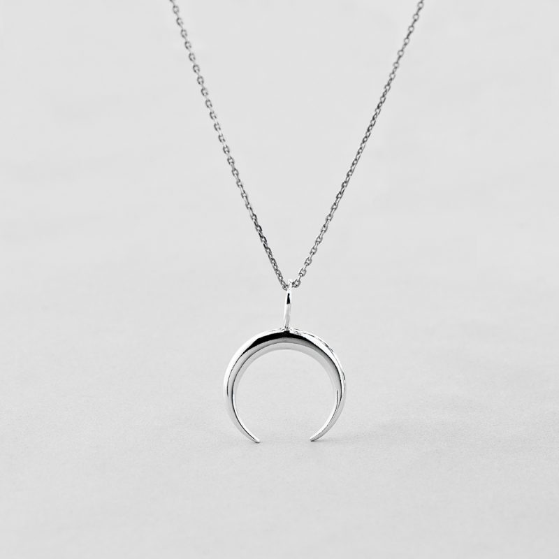 Minimal Moon Necklace