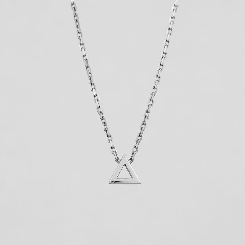 Refined Triangle Necklace